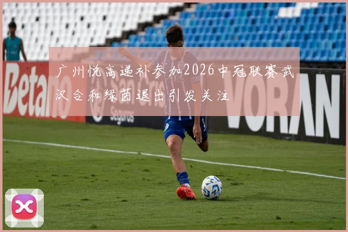 广州悦高递补参加2026中冠联赛武汉合和绿茵退出引发关注